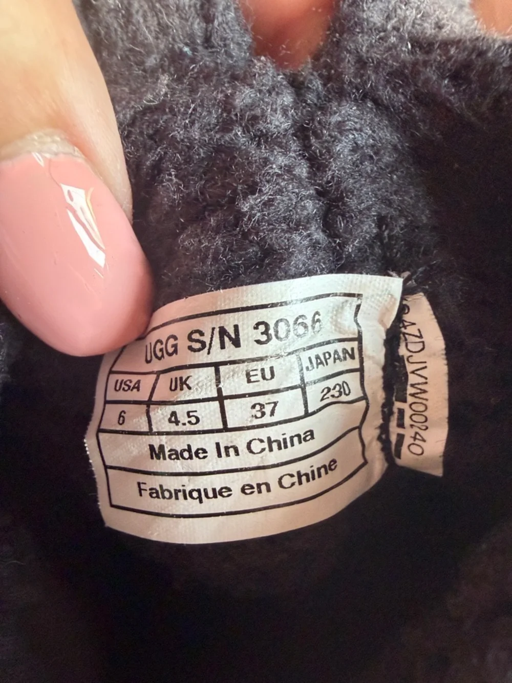 UGG Grey Quilted Knit Button Mid-Calf Boots Size 6 - Picture 6 of 8